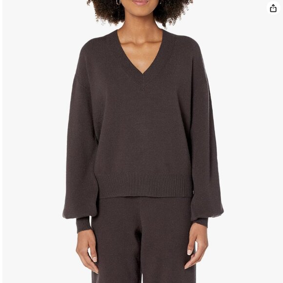 The Drop Brown Knit Sweater and Pants Set - Picture 1 of 10
